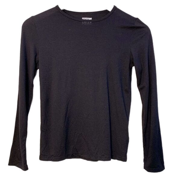 32 DEGREES HEAT Base Layer Top Kids Large Black. - Picture 1 of 10
